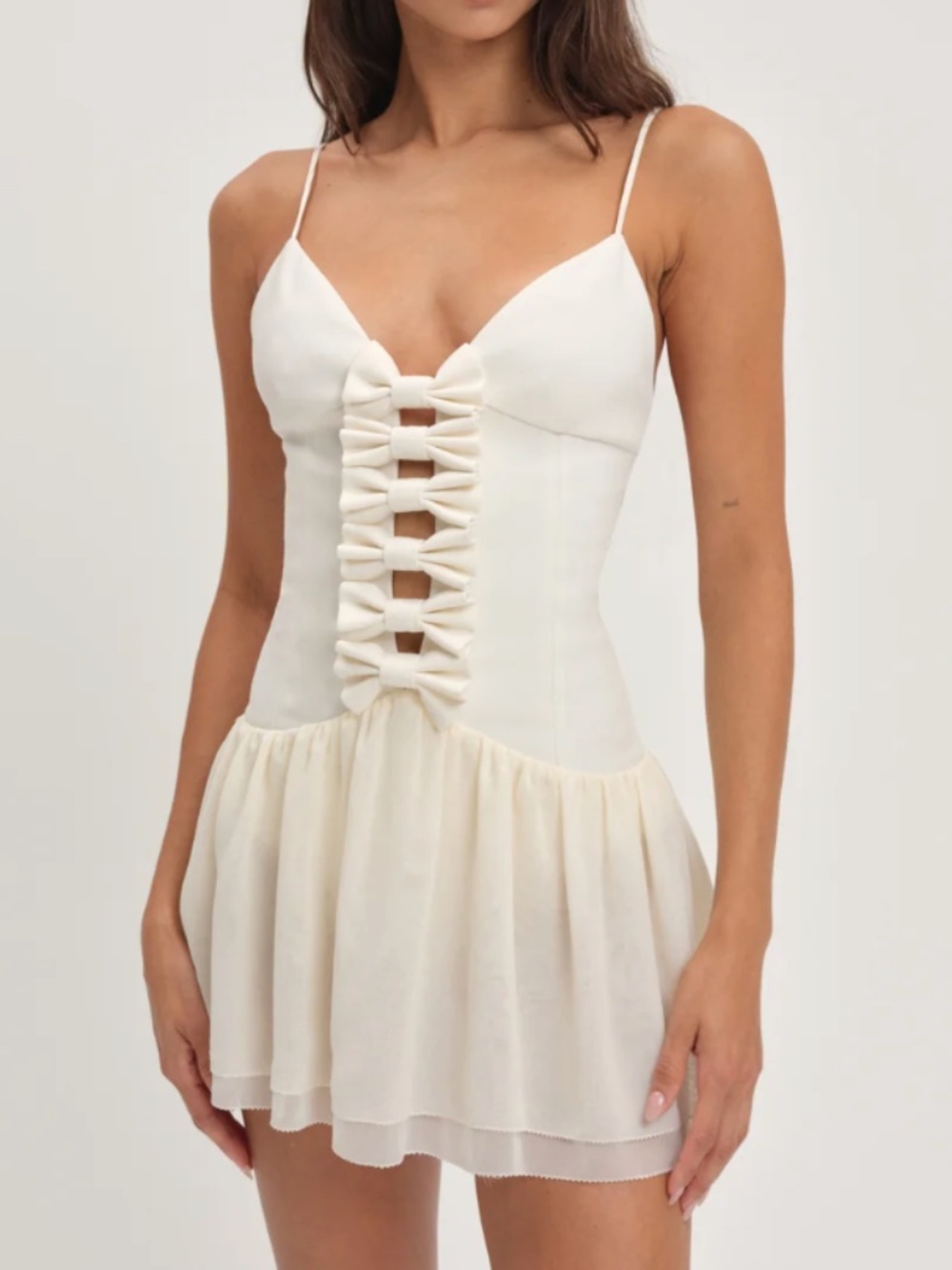 For Love & Lemons Josie Micro Mini Dress